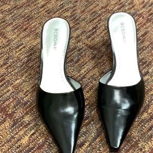 Black Melany Dress Mules